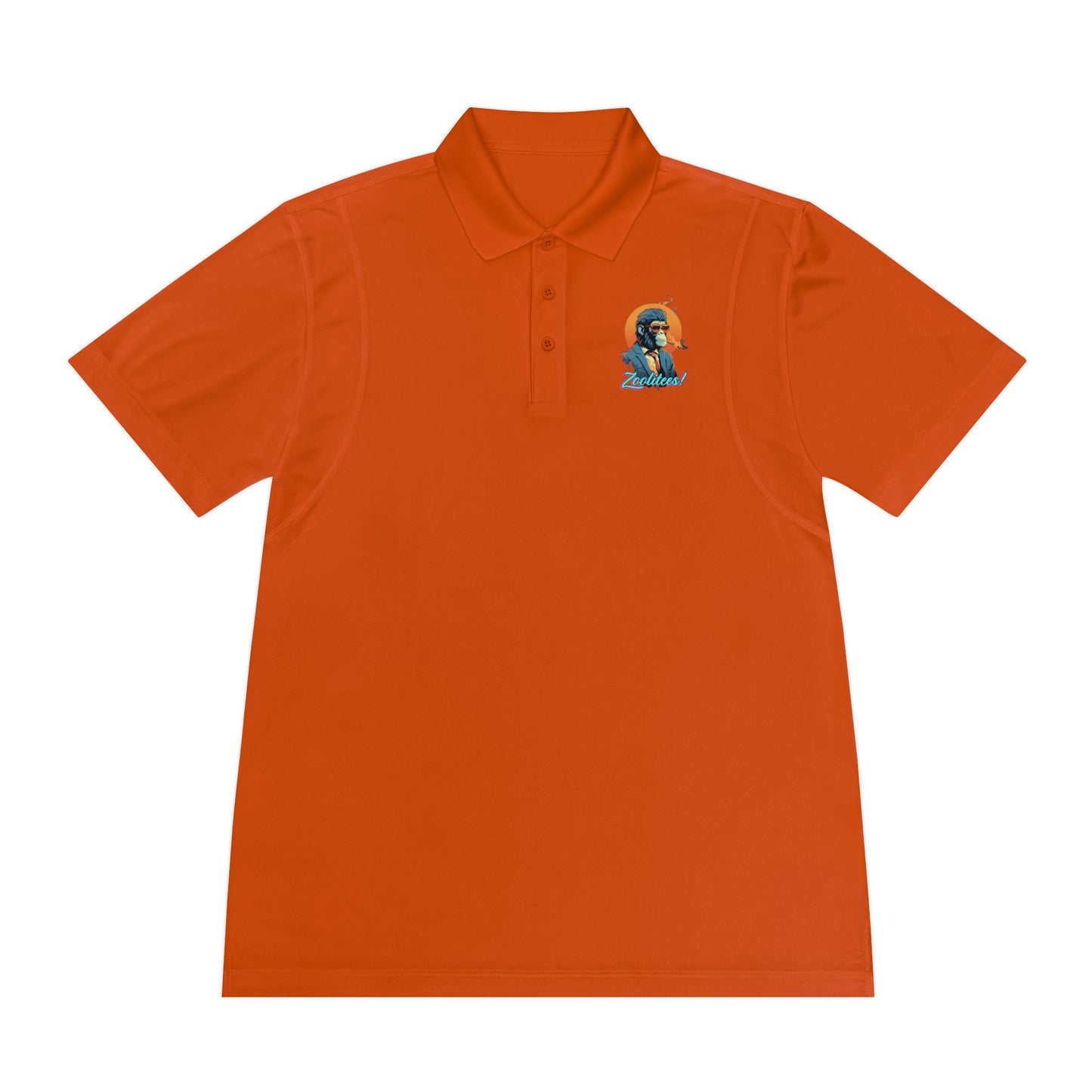 Smoking Monkey Pendant Polo Shirt