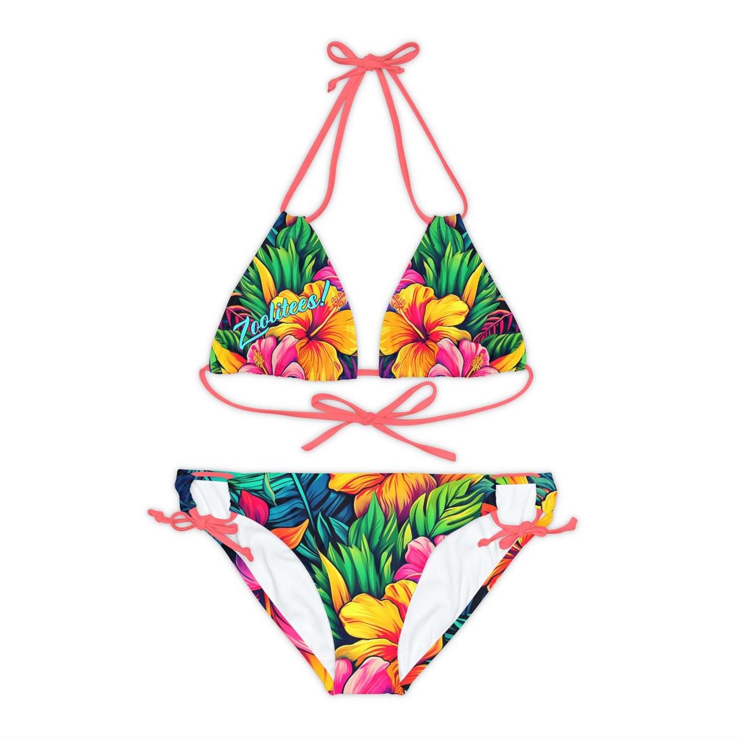 Strappy Bikini Set (AOP)