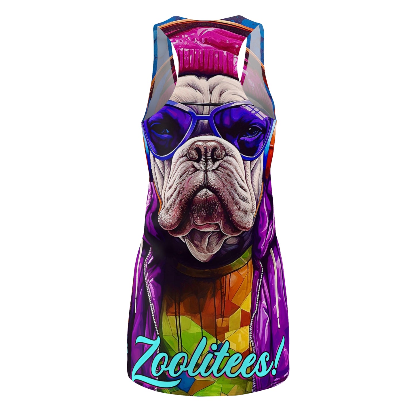 Hip-Hop English Bulldog Women's Dress