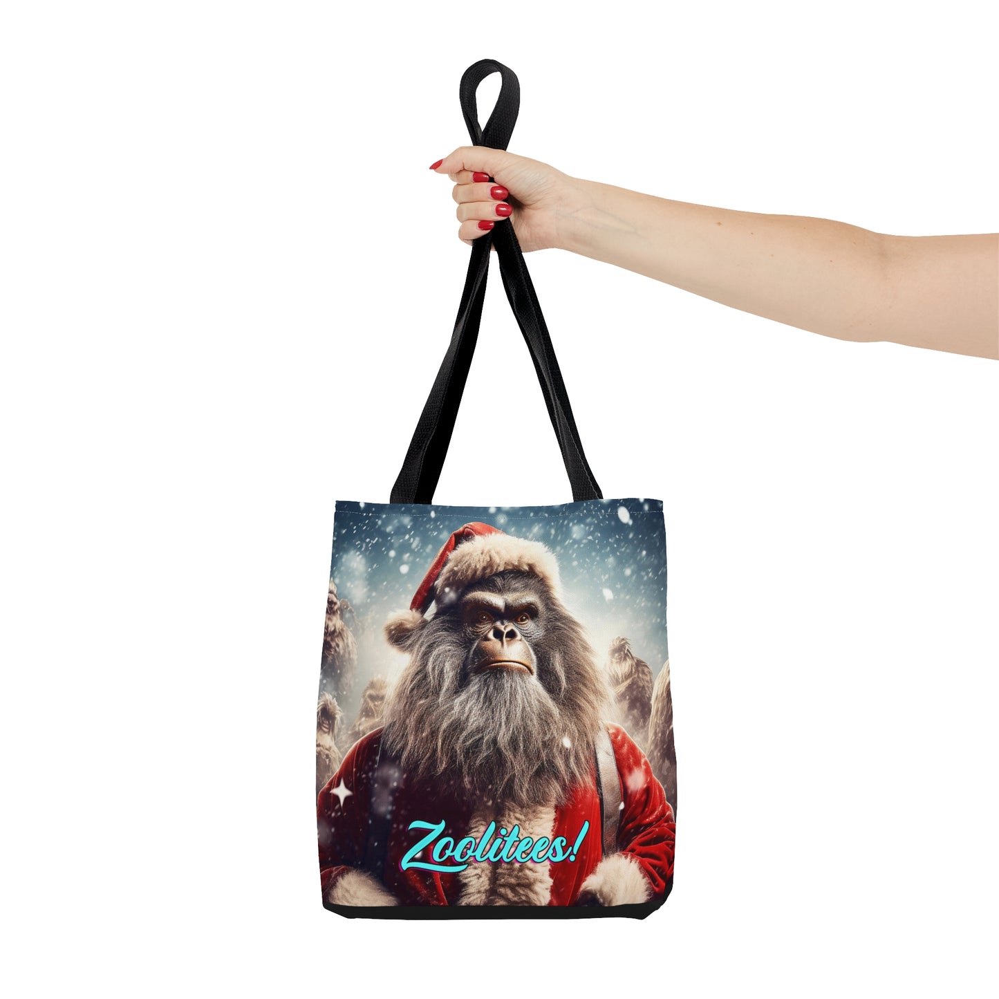 Santa Monkey Movie Tote Bag