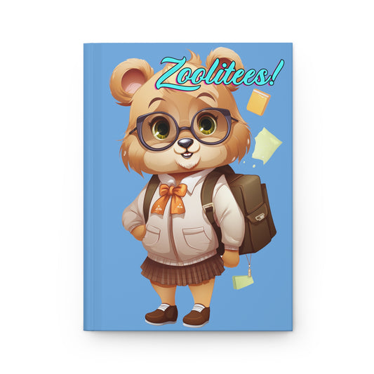 Schoolie Bear Hardcover Journal Matte