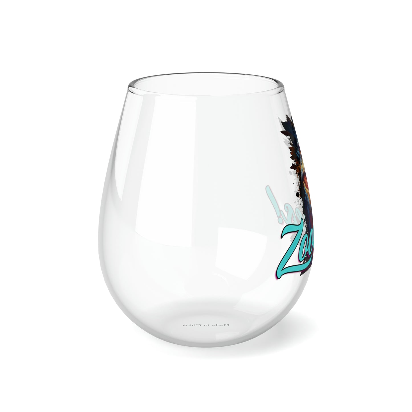 T-Rex Stemless Wine Glass, 11.75oz