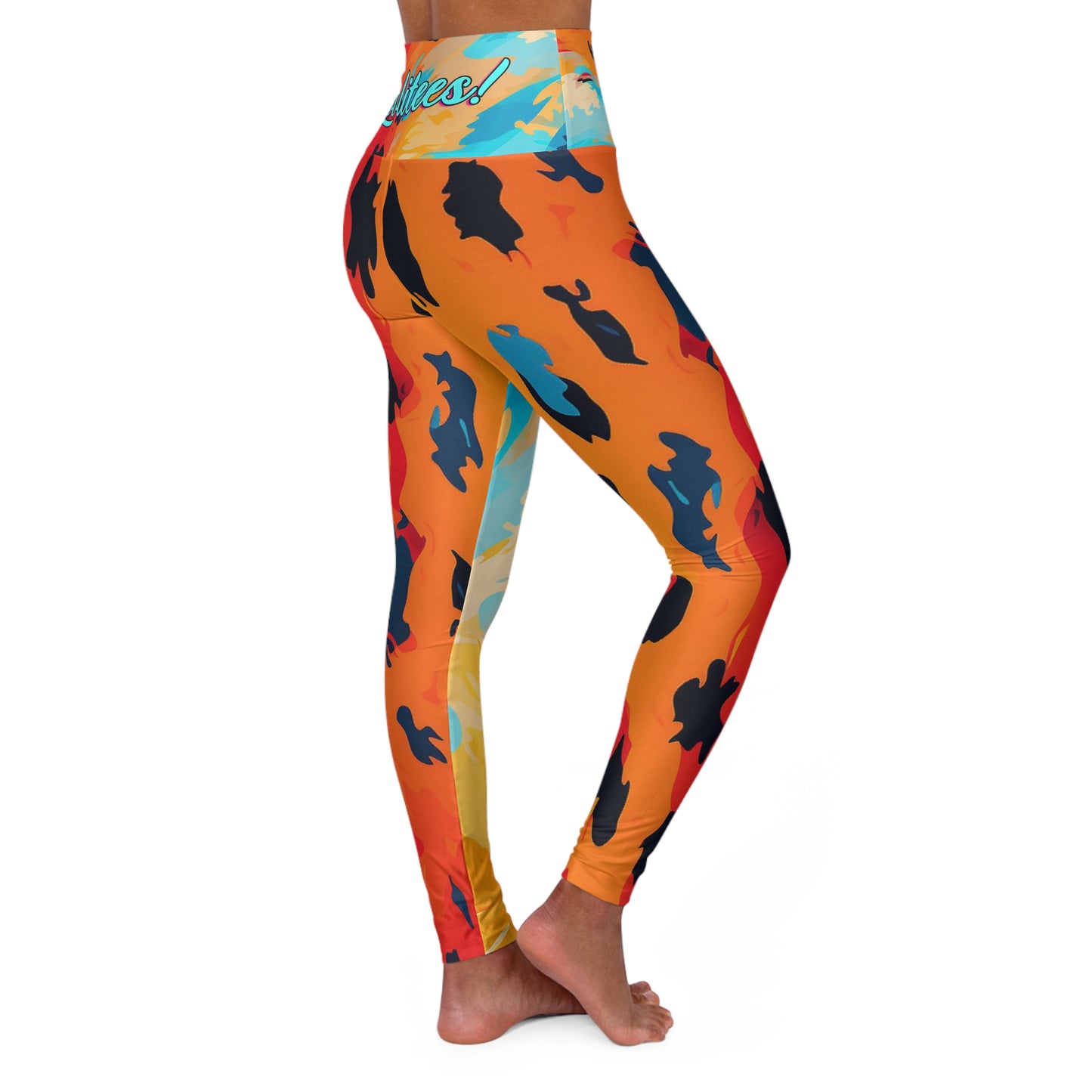 Zoolitees Leopard High Waisted Yoga Leggings (AOP)