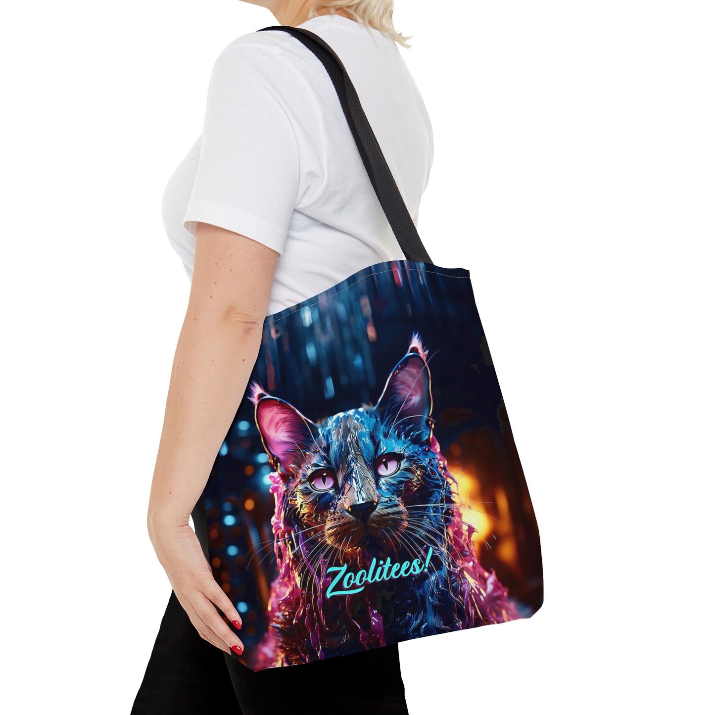 Acrylic Cat Tote Bag