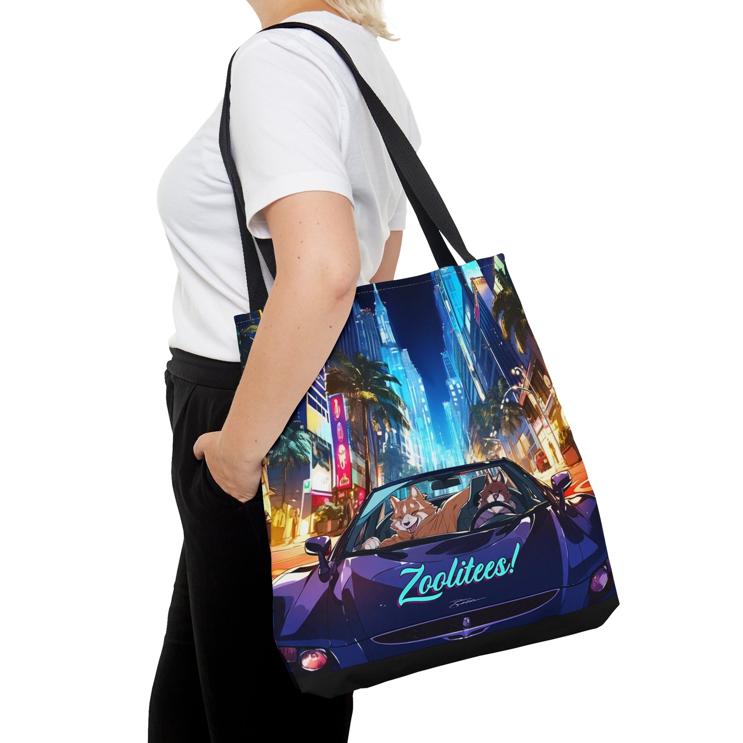 Zoolitees Cat City Drvin' Tote Bag