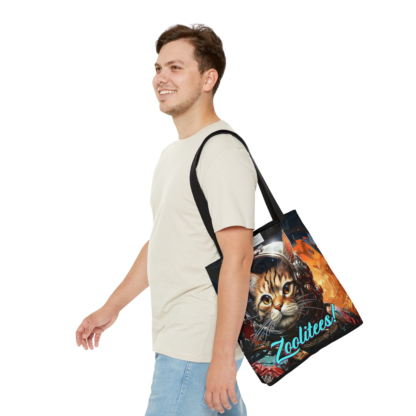 Space Cat Tote Bag