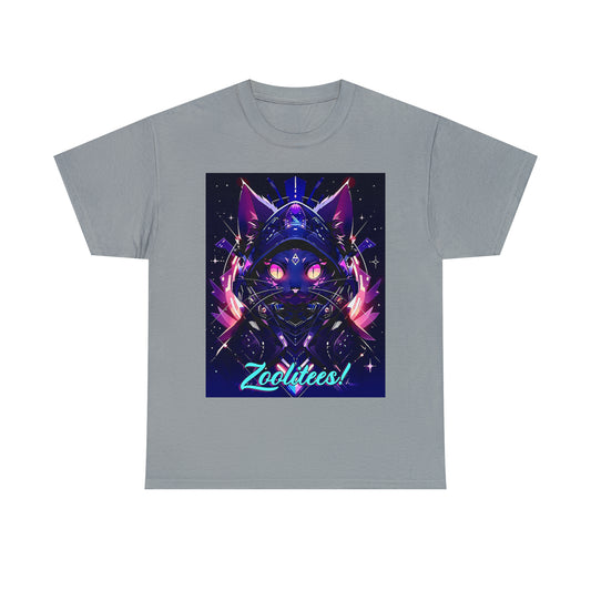 Cat Glow Unisex Heavy Cotton Tee