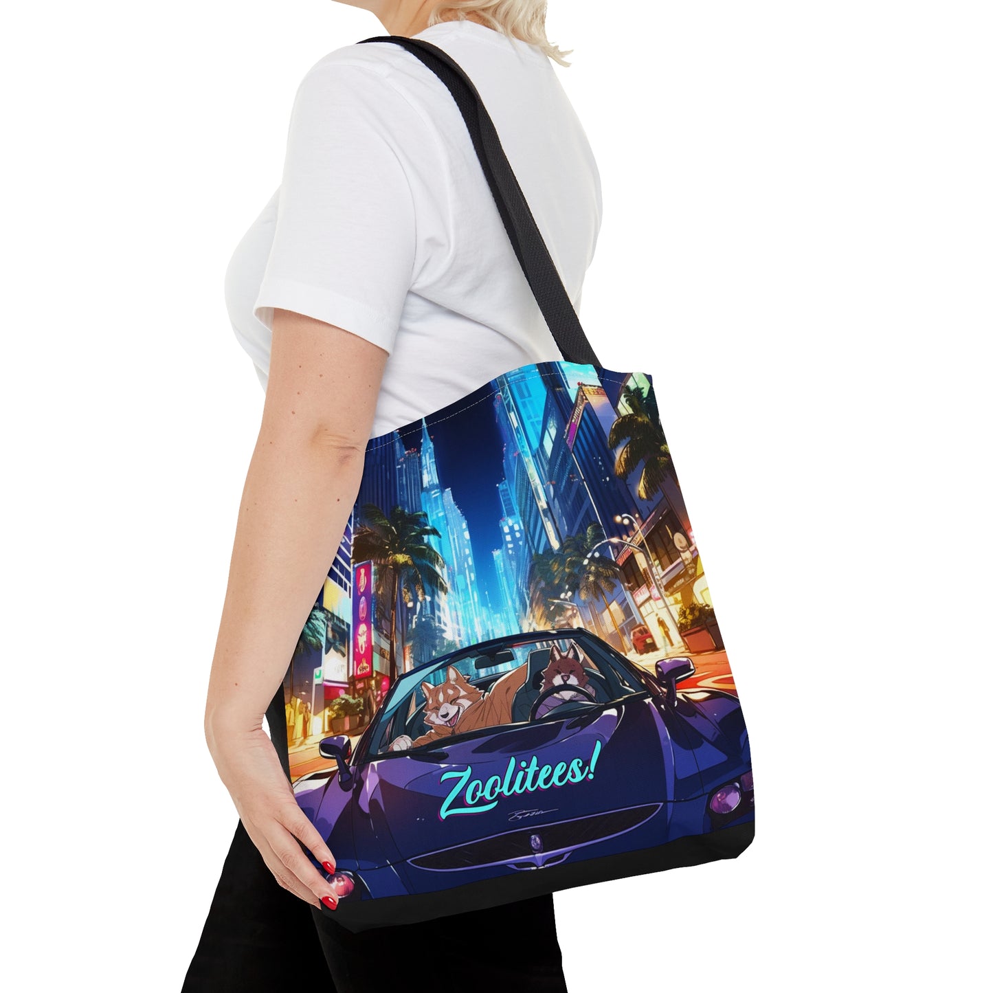 Zoolitees Cat City Drvin' Tote Bag