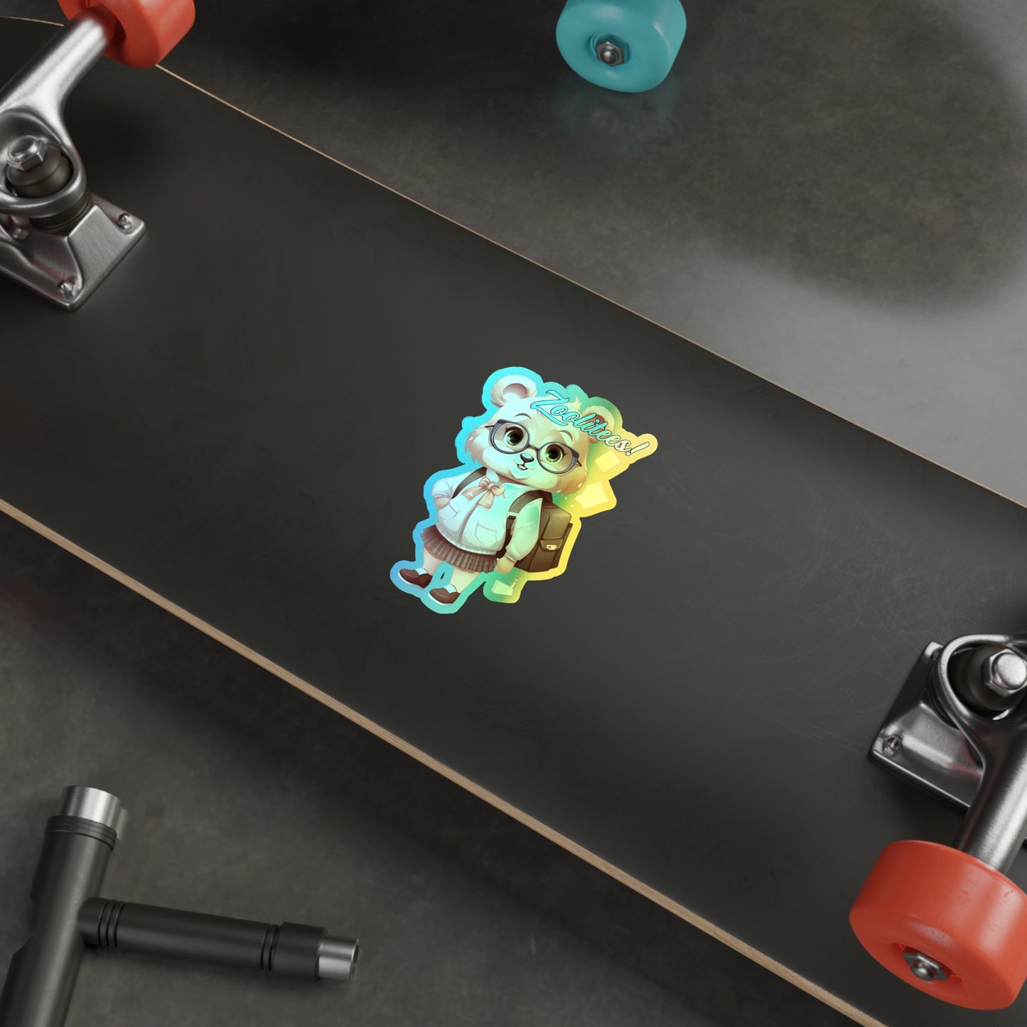 Schoolie Holographic Die-cut Stickers