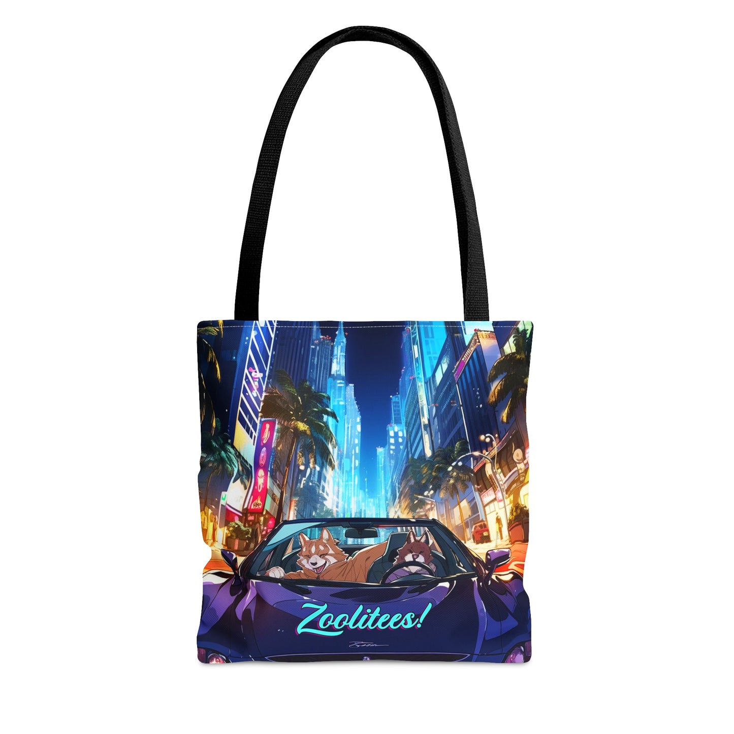 Zoolitees Cat City Drvin' Tote Bag