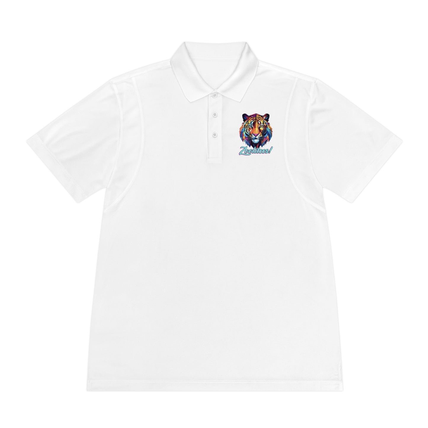 Lion Art Deco Logo Men's Sport Polo Shirt