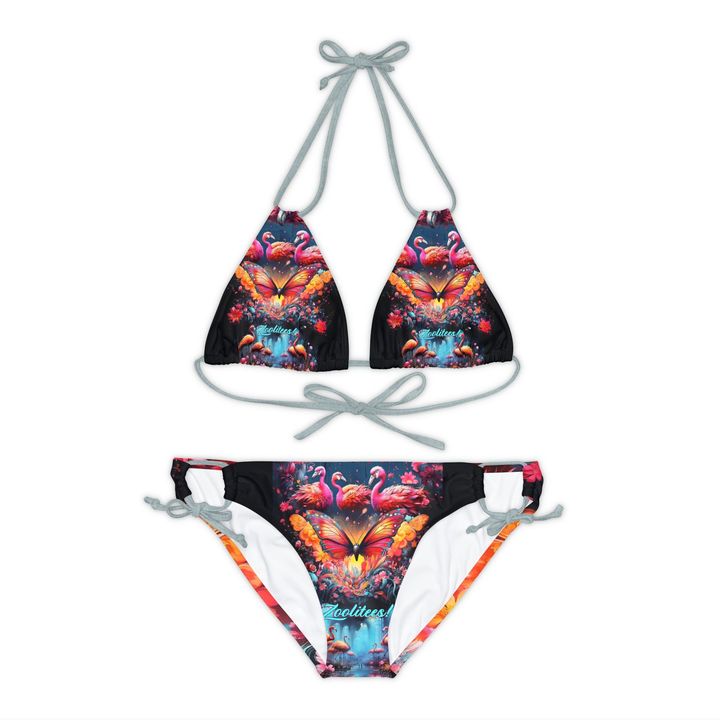 Butterfly Flamingo Bikini Set