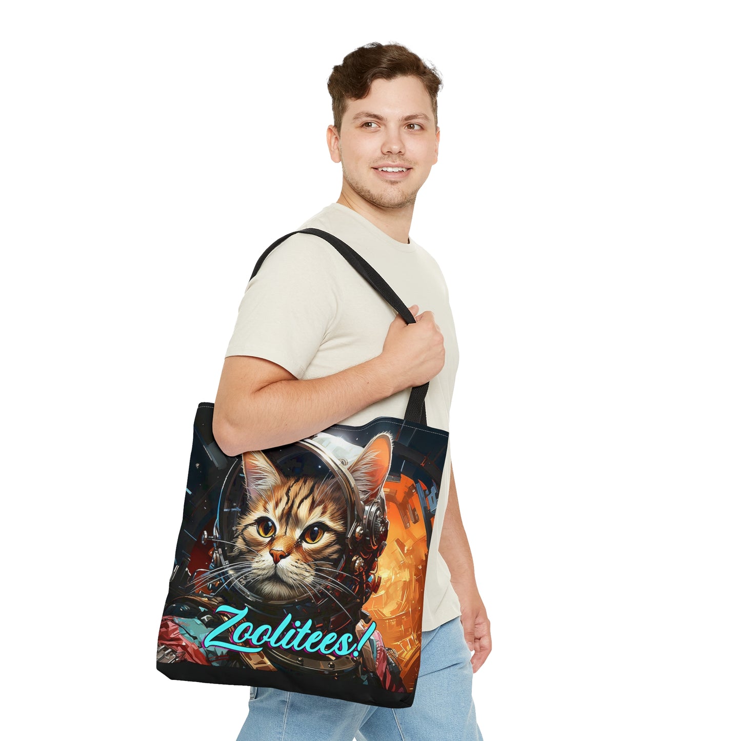 Space Cat Tote Bag