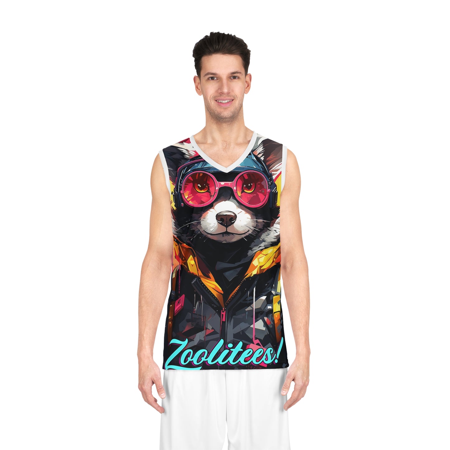 Bowie Racoon Basketball Jersey (AOP)