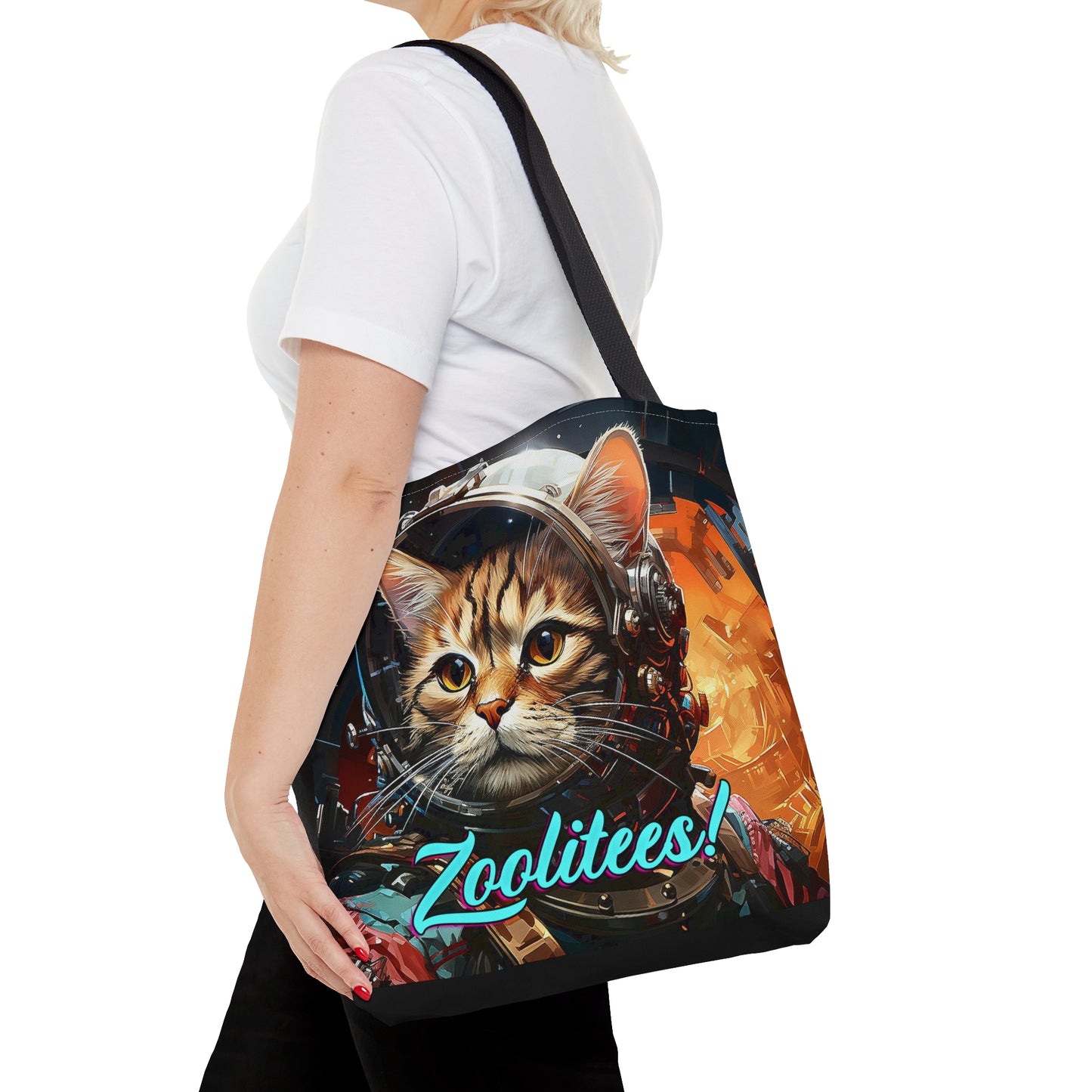 Space Cat Tote Bag