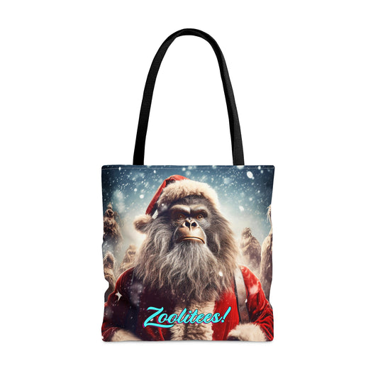Santa Monkey Movie Tote Bag