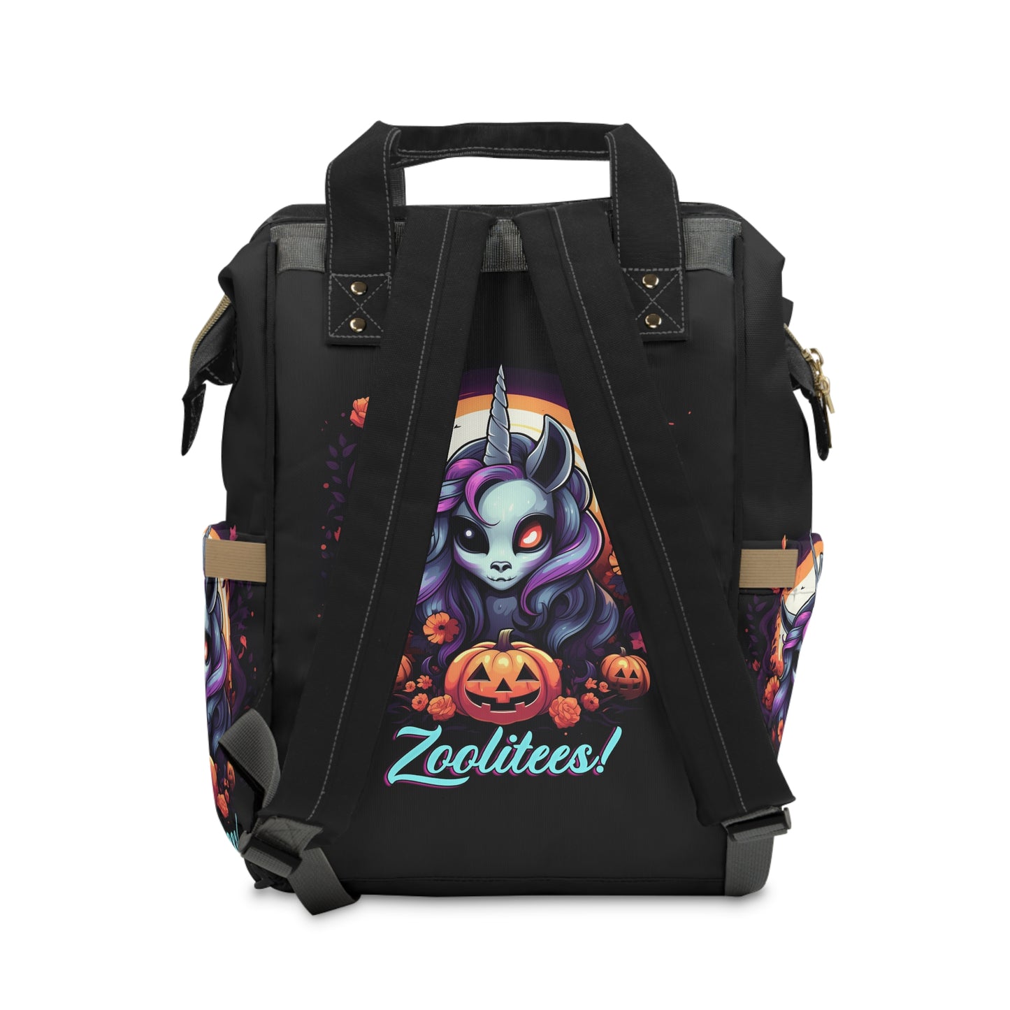 Halloween Unicorn Multifunctional Diaper Backpack