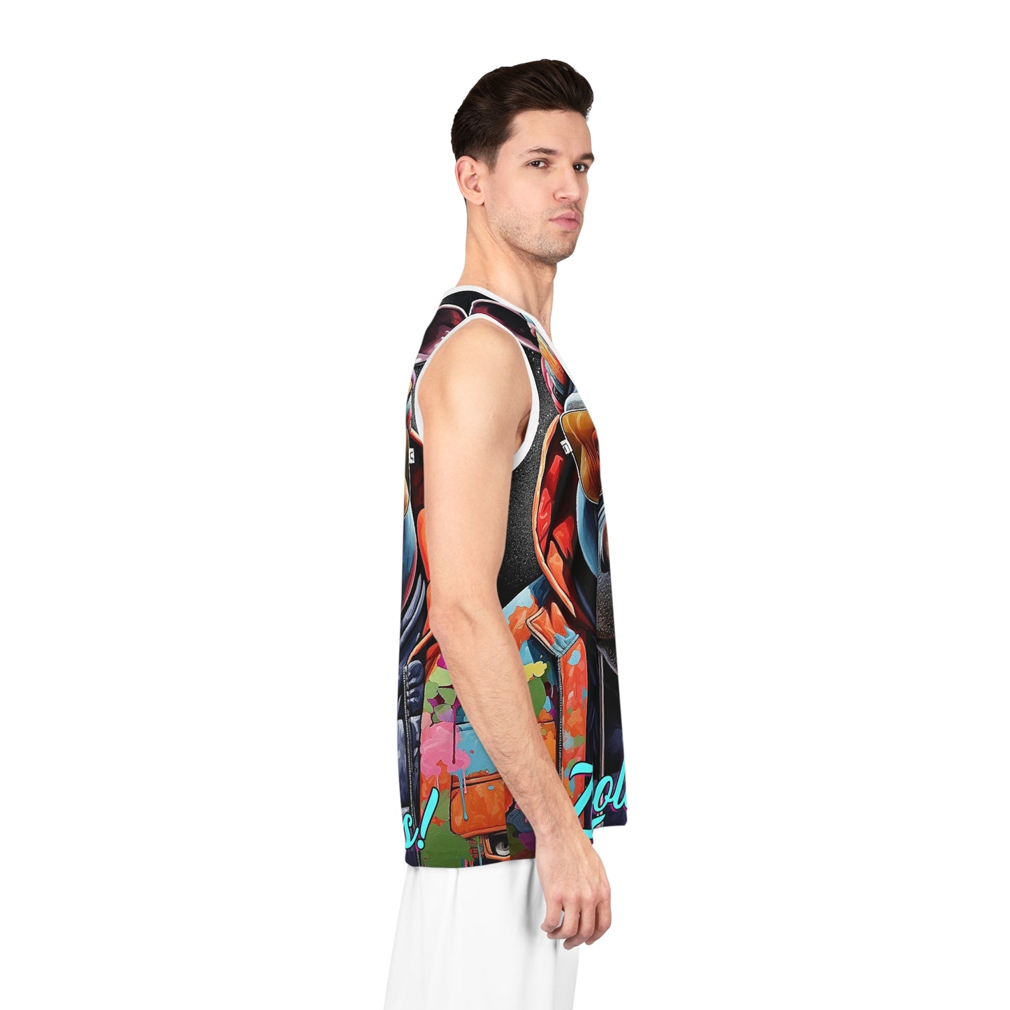 Hip-Hop Hippopotamus 2 Basketball Jersey