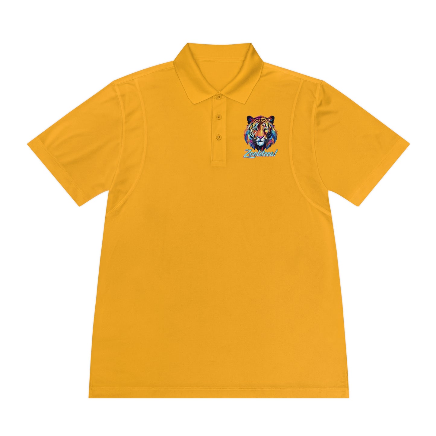 Lion Art Deco Logo Men's Sport Polo Shirt