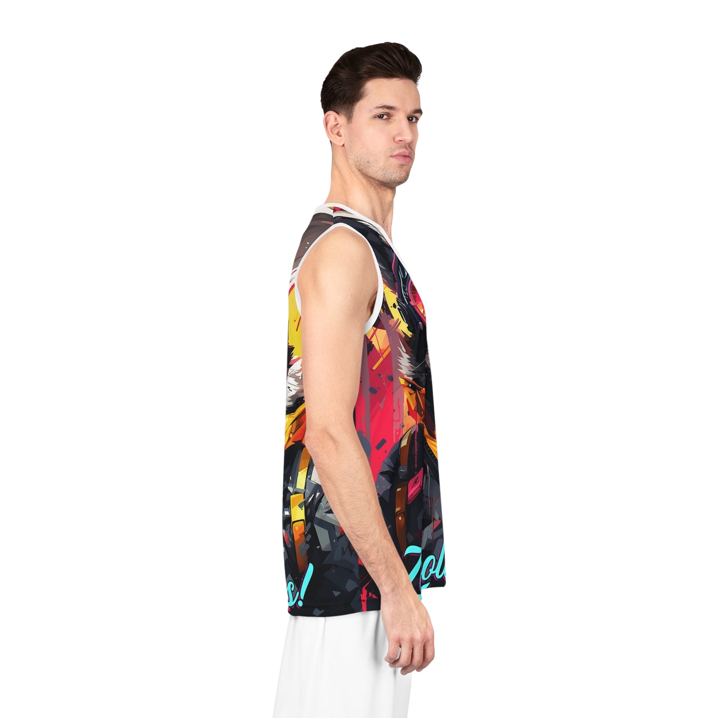 Bowie Racoon Basketball Jersey (AOP)