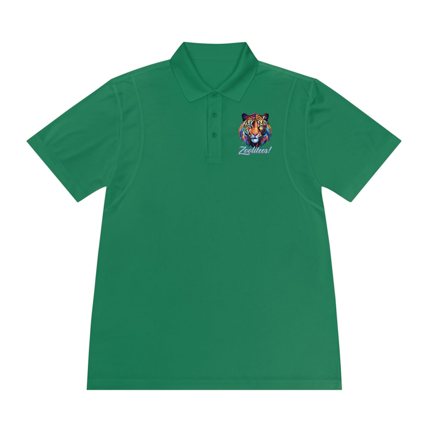 Lion Art Deco Logo Men's Sport Polo Shirt