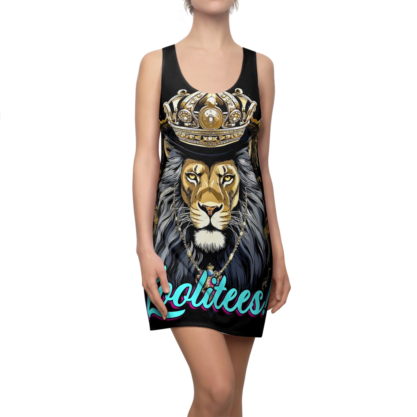 Crown Lion Women's Cut & Sew Racerback Dress