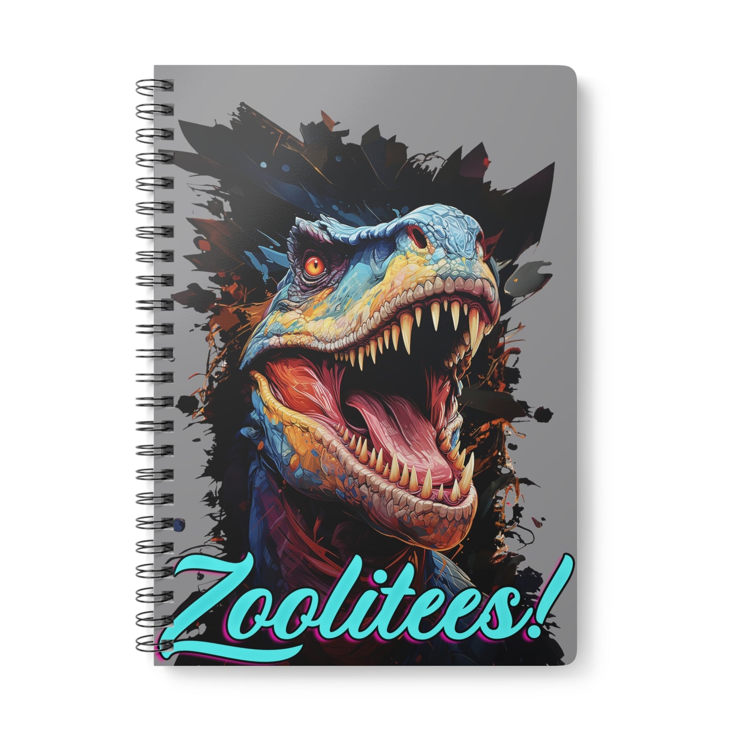 T-Rex Wirobound Softcover Notebook, A5