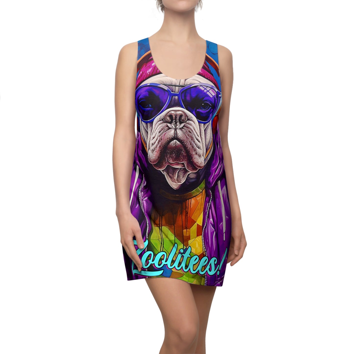 Hip-Hop English Bulldog Women's Dress