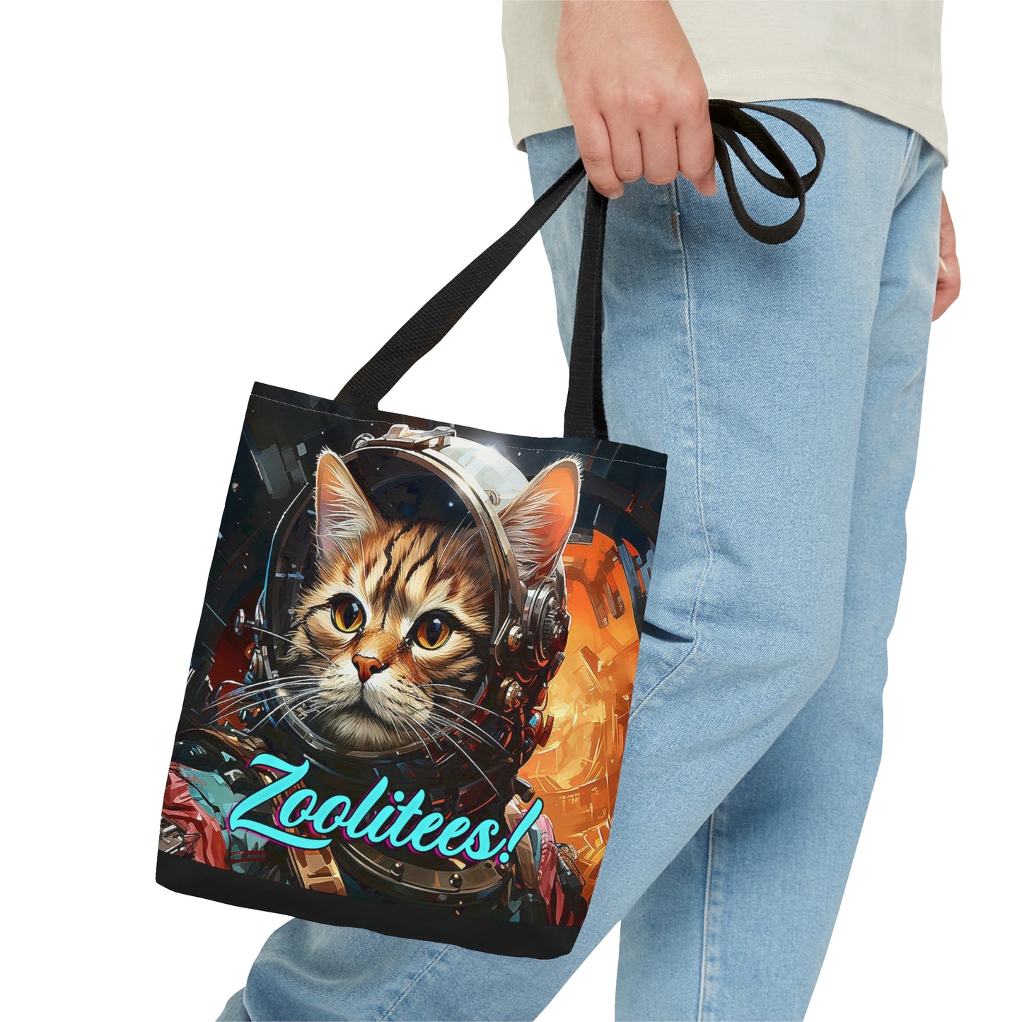 Space Cat Tote Bag