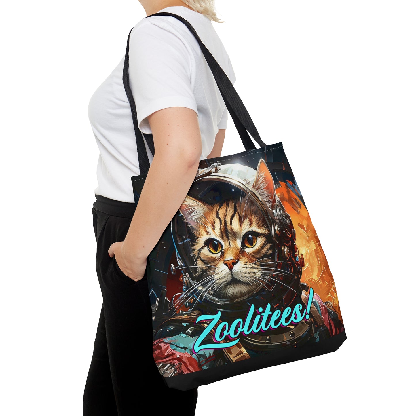 Space Cat Tote Bag