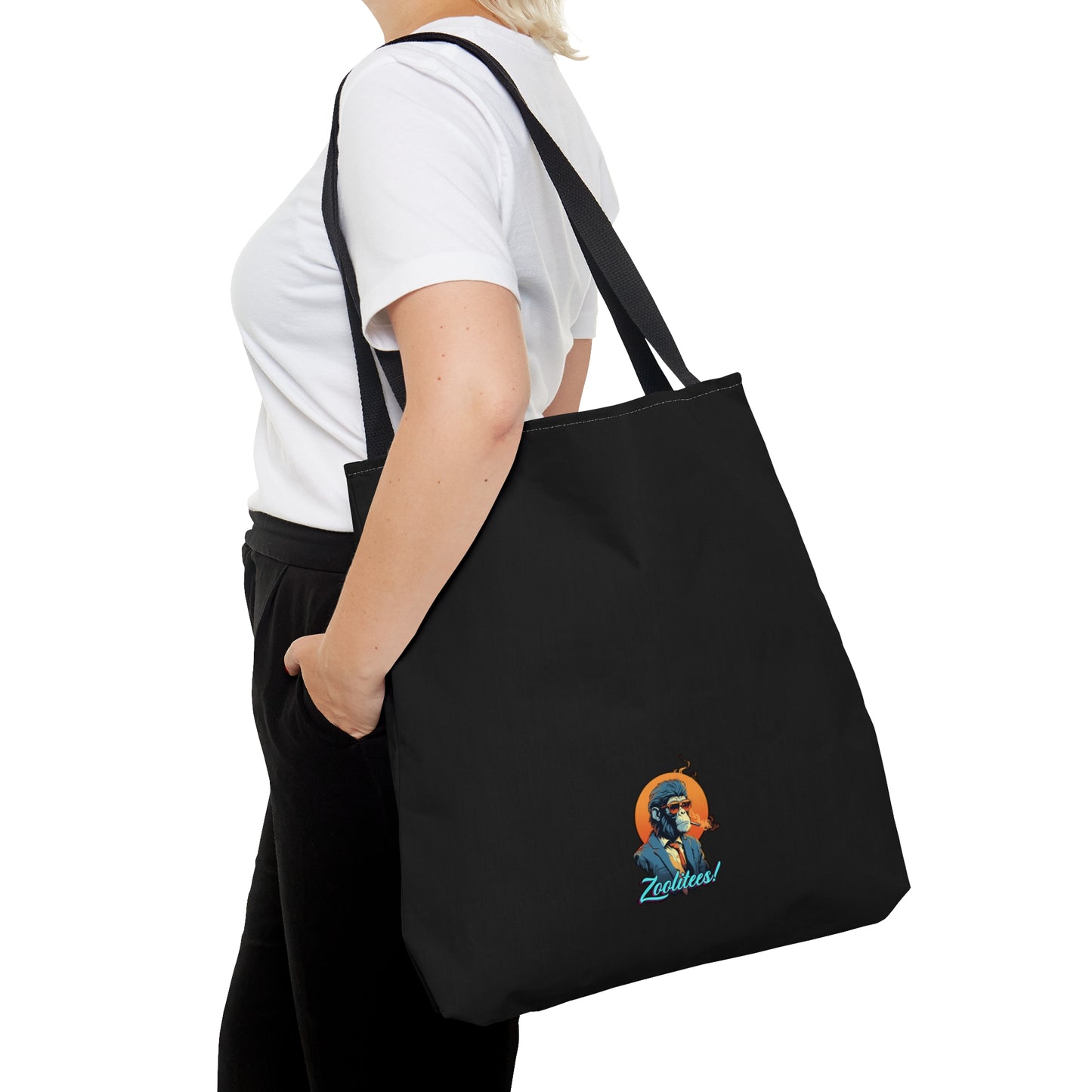 Smoking Monkey Tote Bag