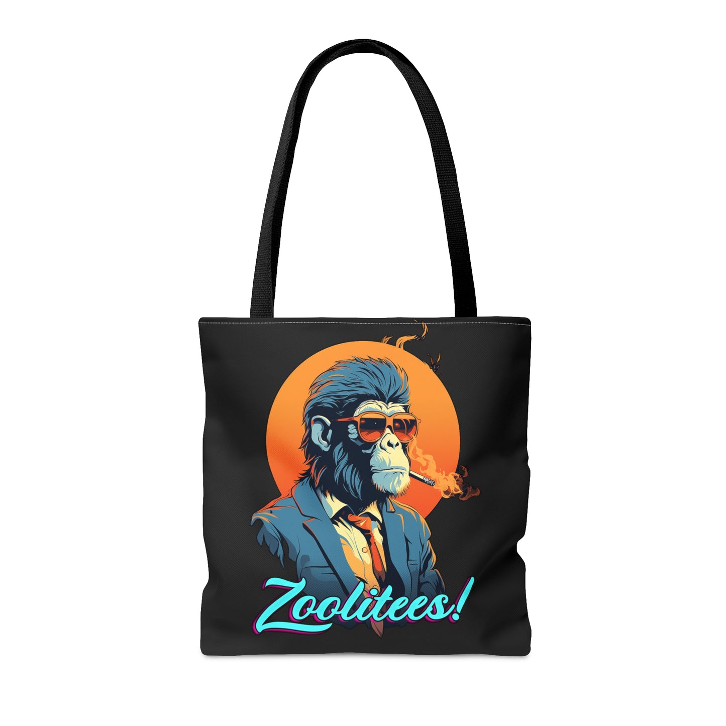 Smoking Monkey Tote Bag