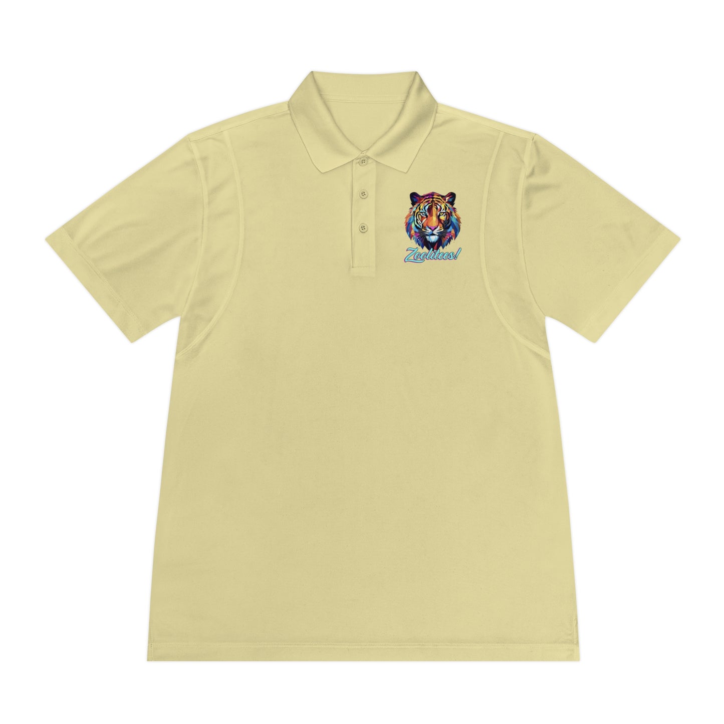 Lion Art Deco Logo Men's Sport Polo Shirt