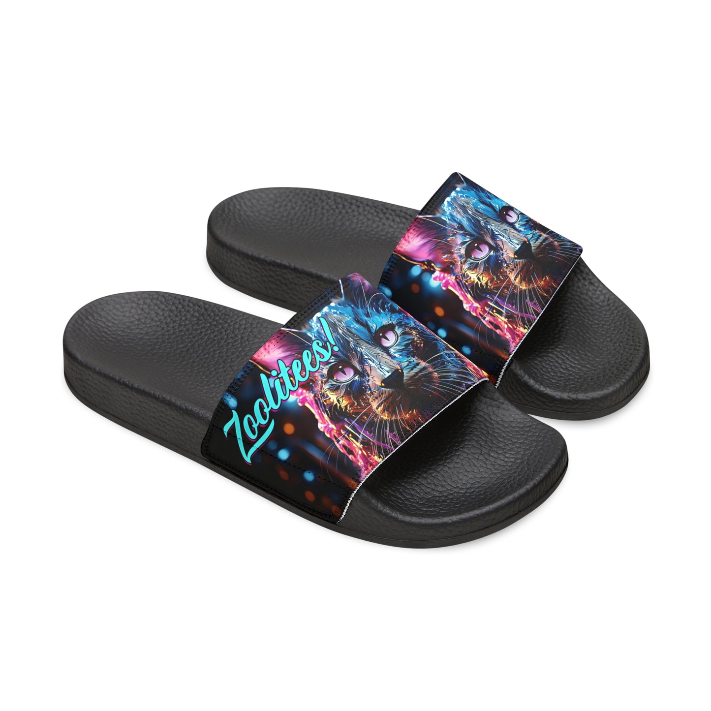 Acrylic Drip Cat Women's Sandals