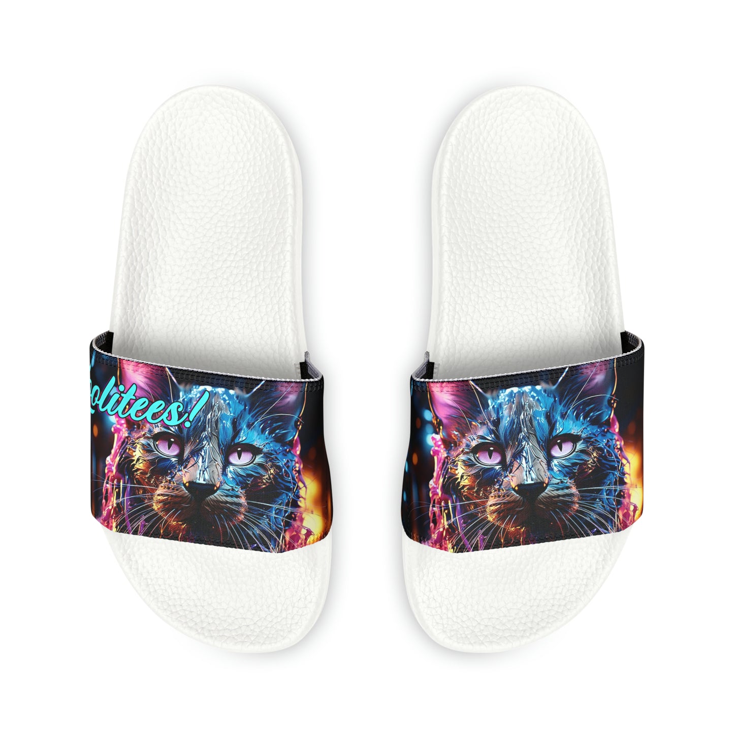 Acrylic Drip Cat Women's Sandals