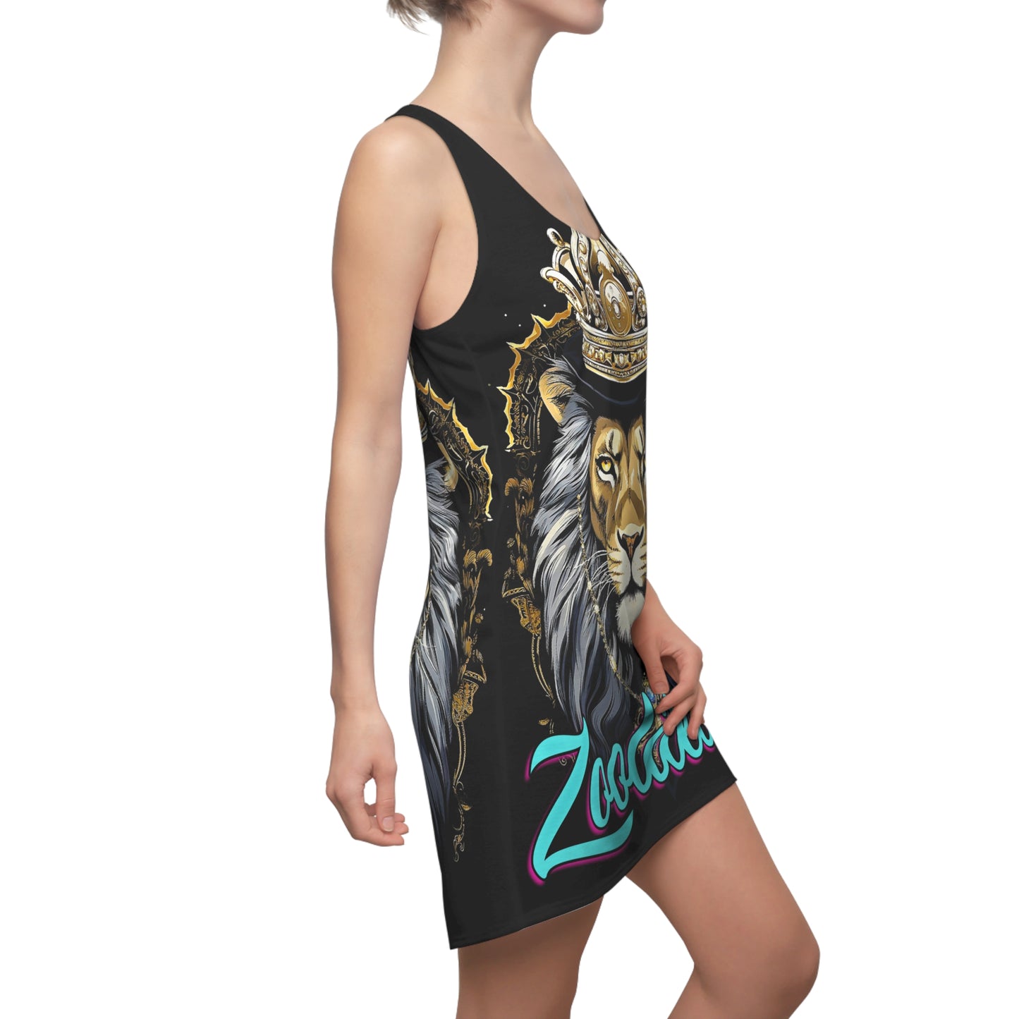 Crown Lion Women's Cut & Sew Racerback Dress