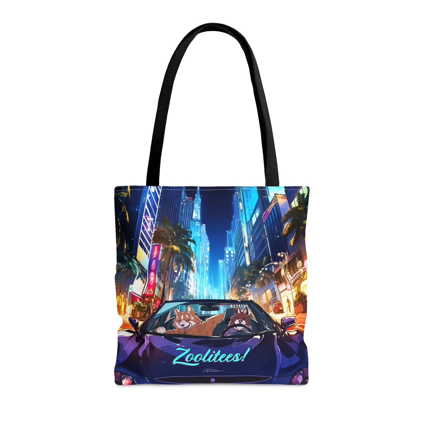 Zoolitees Cat City Drvin' Tote Bag