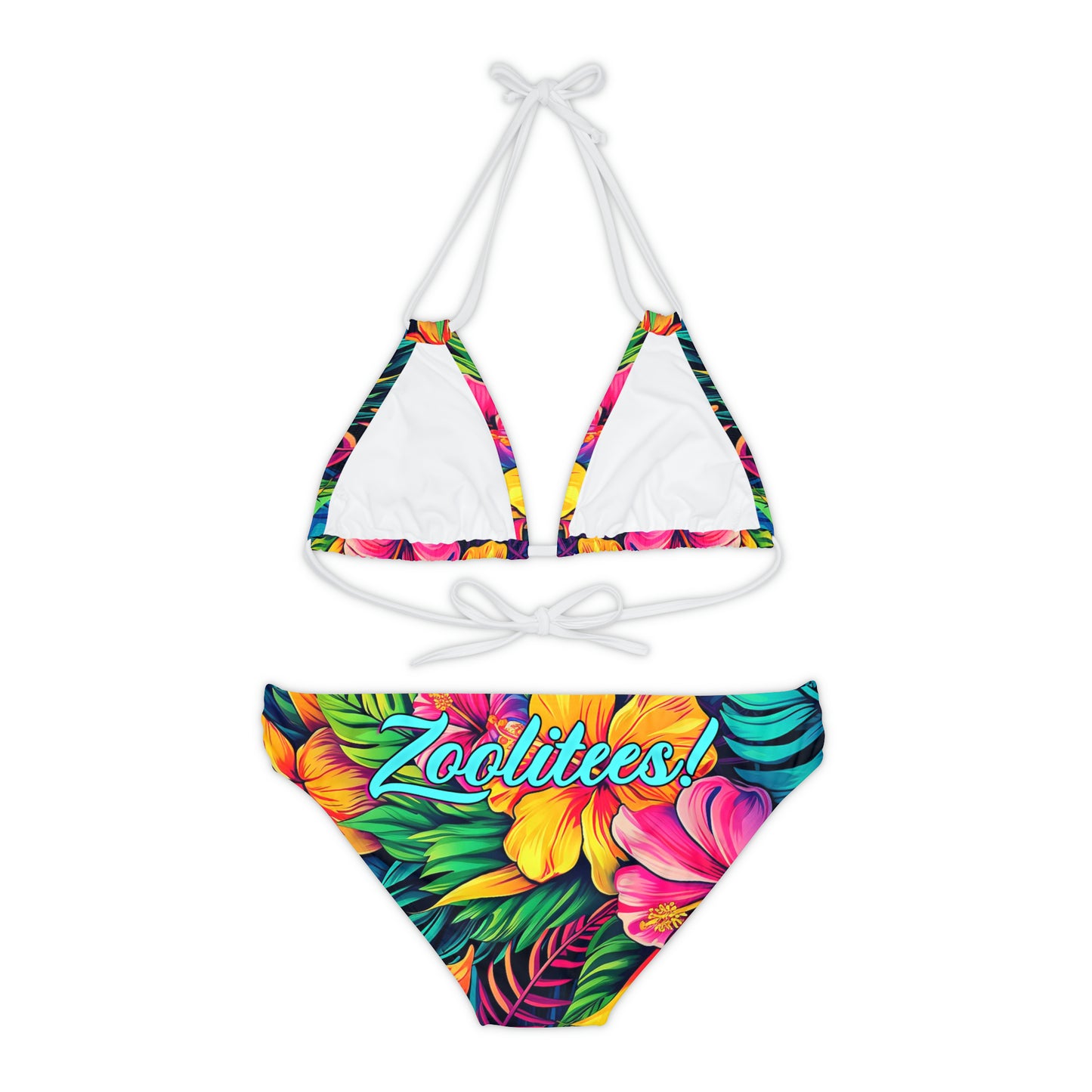 Strappy Bikini Set (AOP)