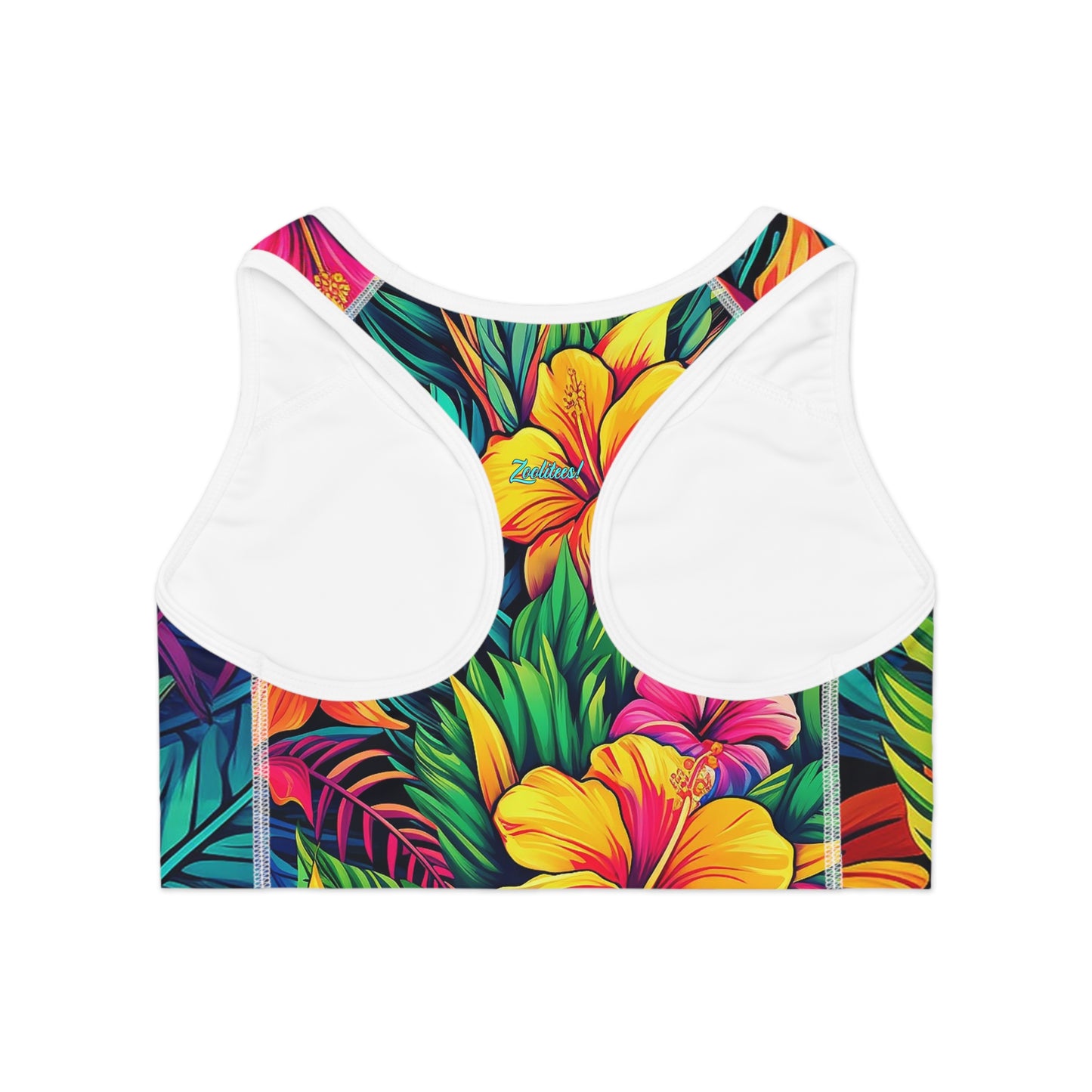 Tropical Sports Bra (AOP)