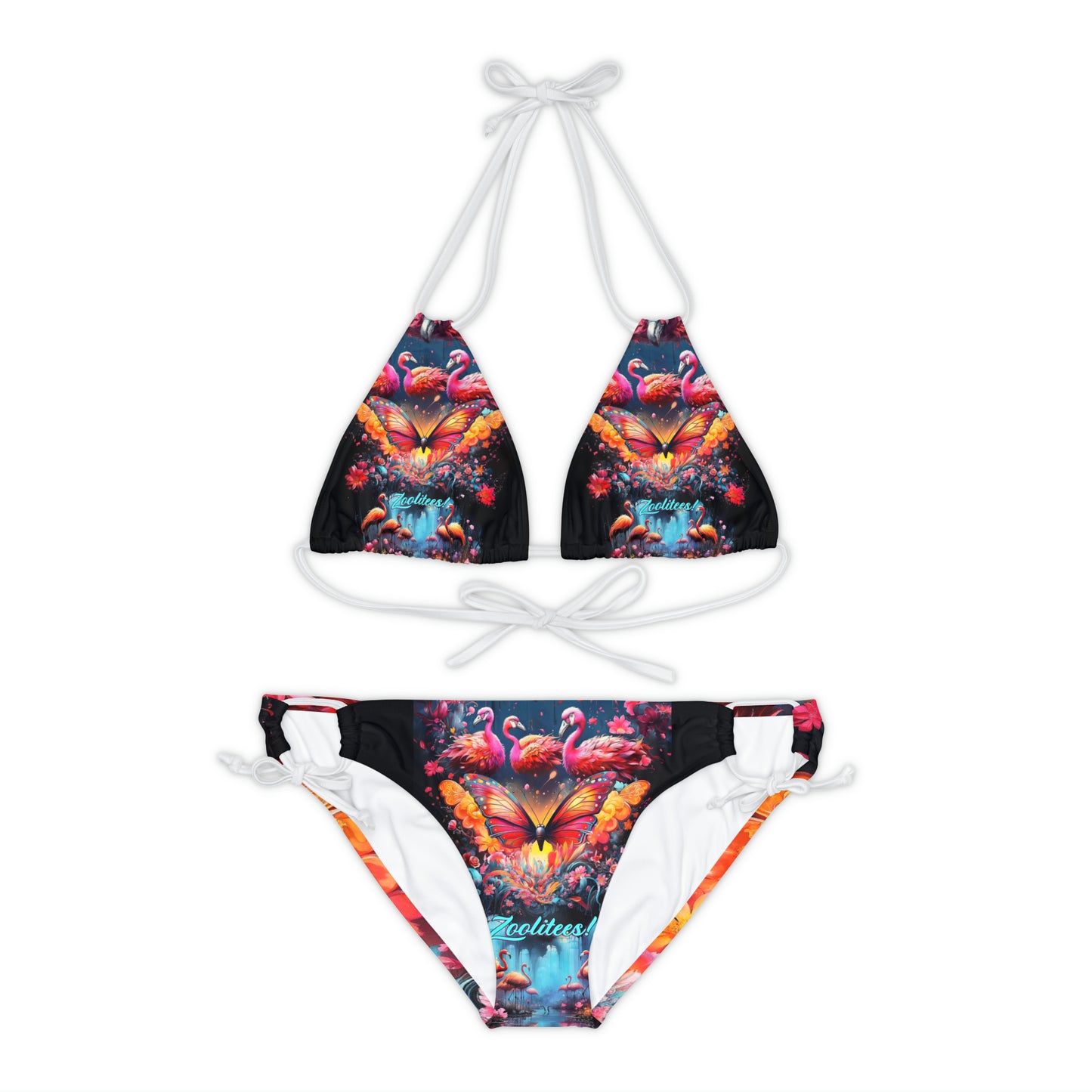 Butterfly Flamingo Bikini Set