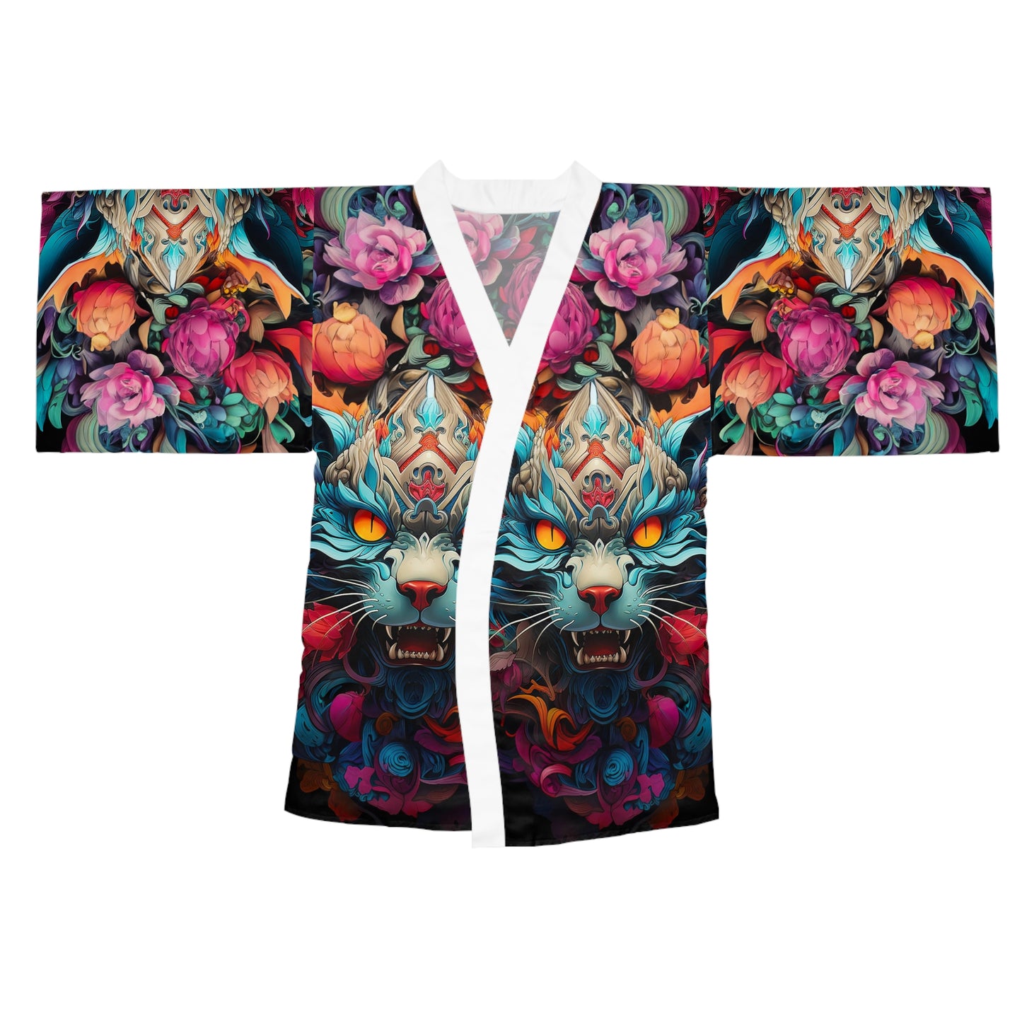 Wildcat Long Sleeve Kimono Robe