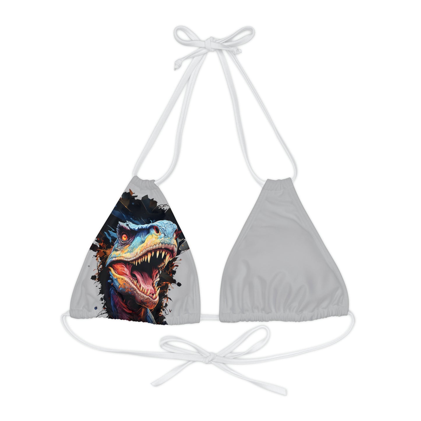 T-Rex Triangle Bikini Top