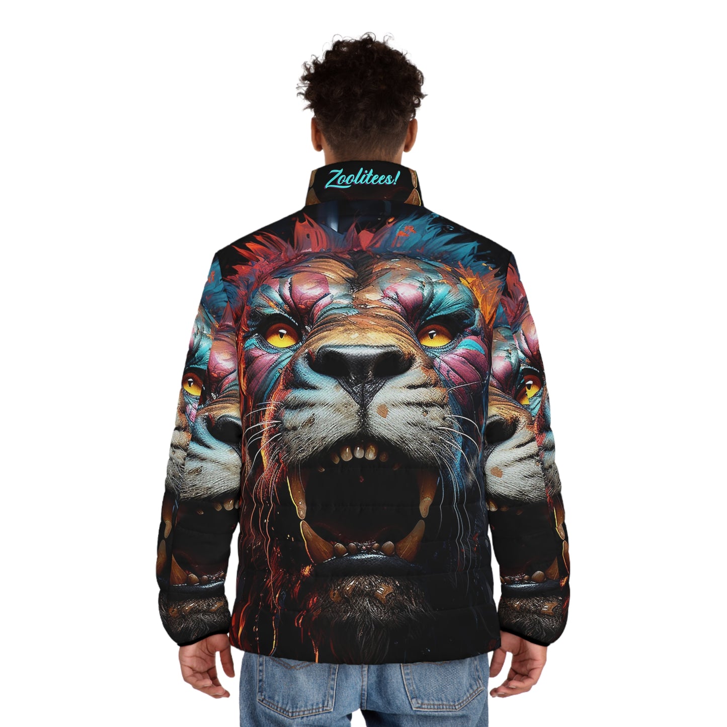 Men's Lion Puffer Jacket