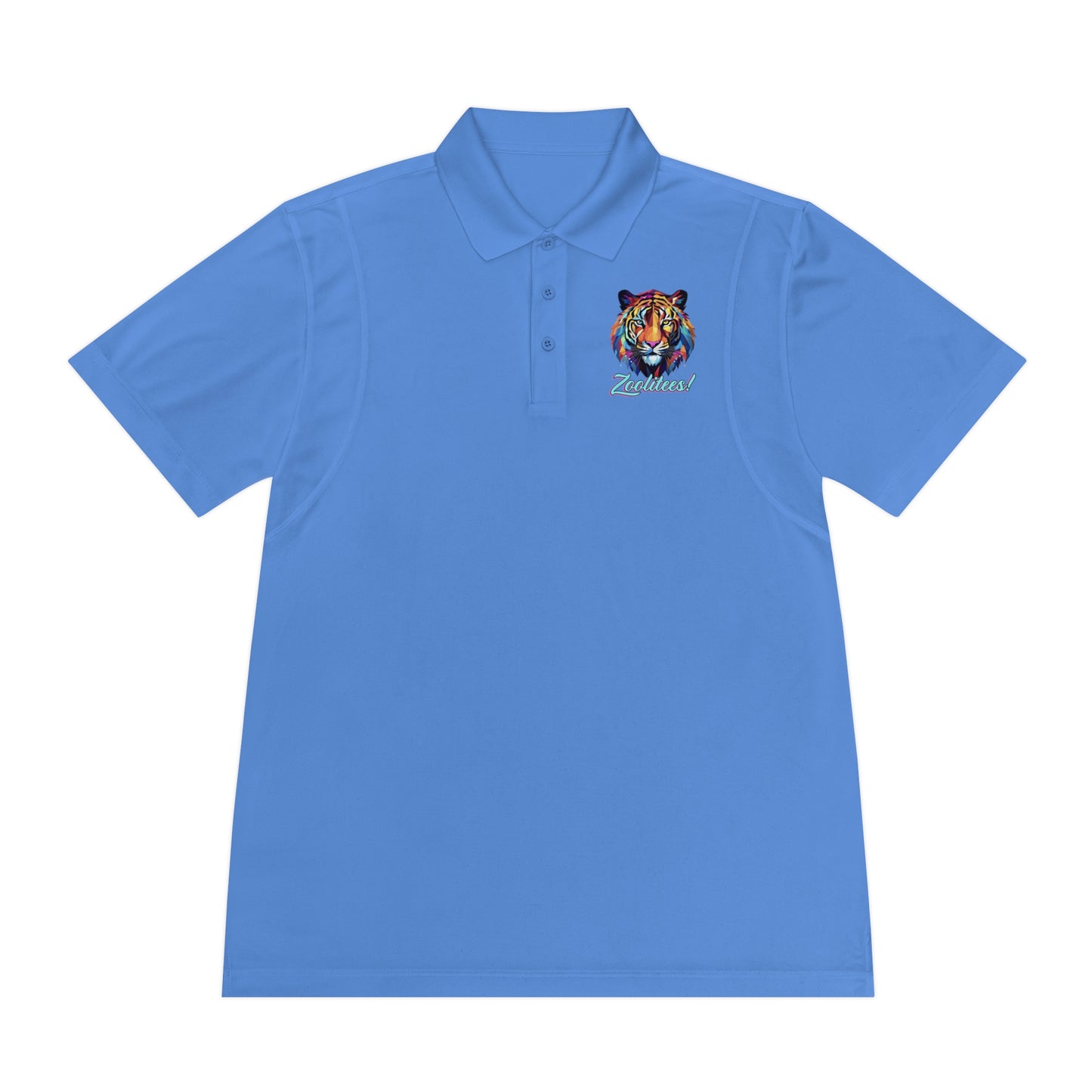 Lion Art Deco Logo Men's Sport Polo Shirt