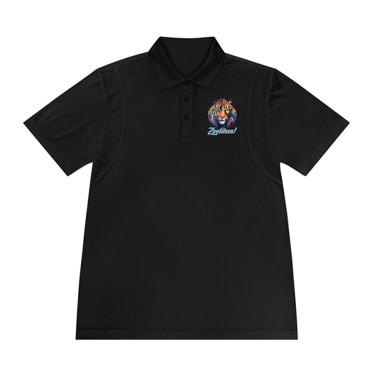 Lion Art Deco Logo Men's Sport Polo Shirt