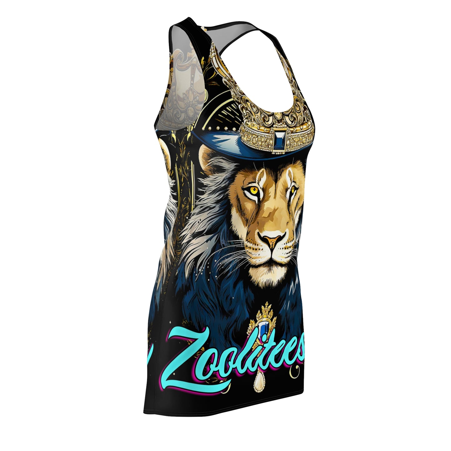 Crown Lion 2 Women's Cut & Sew Racerback Dress