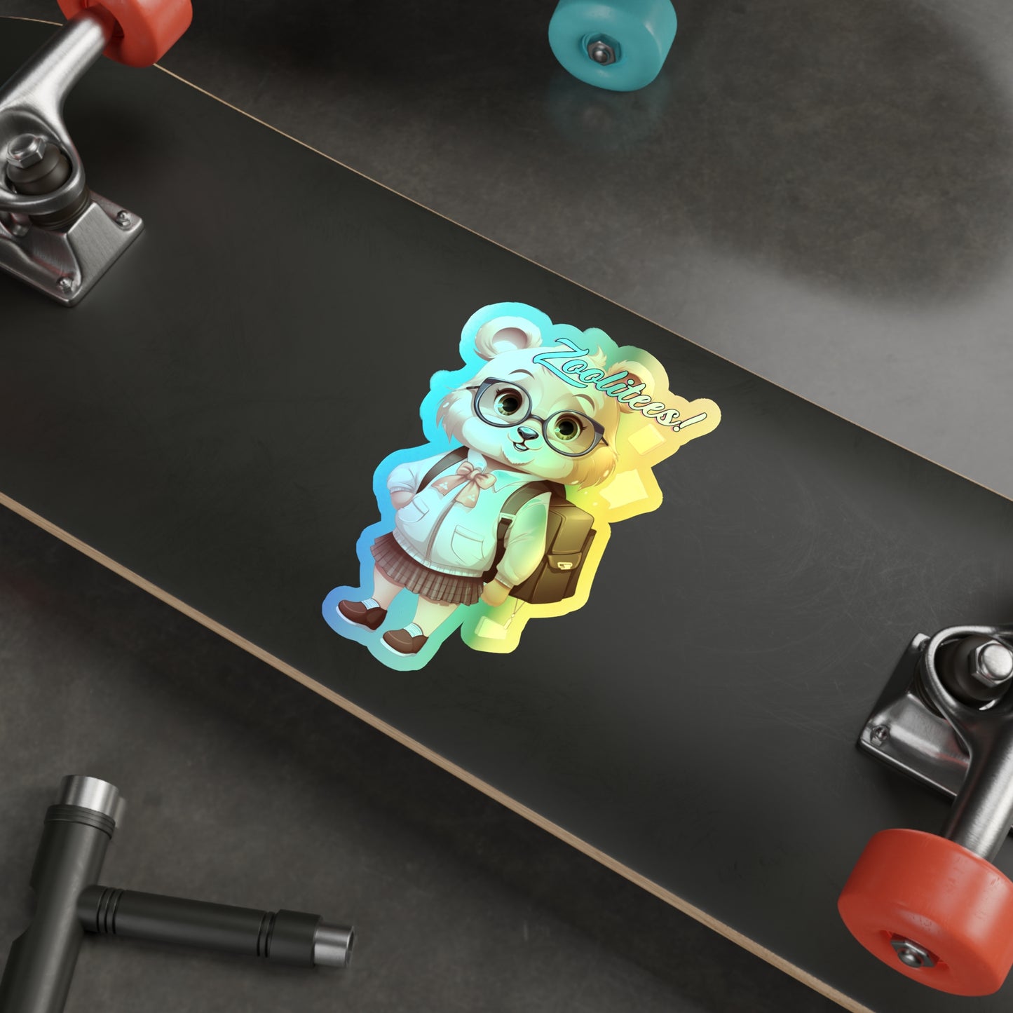 Schoolie Holographic Die-cut Stickers