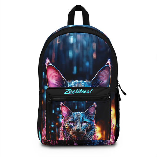 Acrylic Cat Drip Backpack