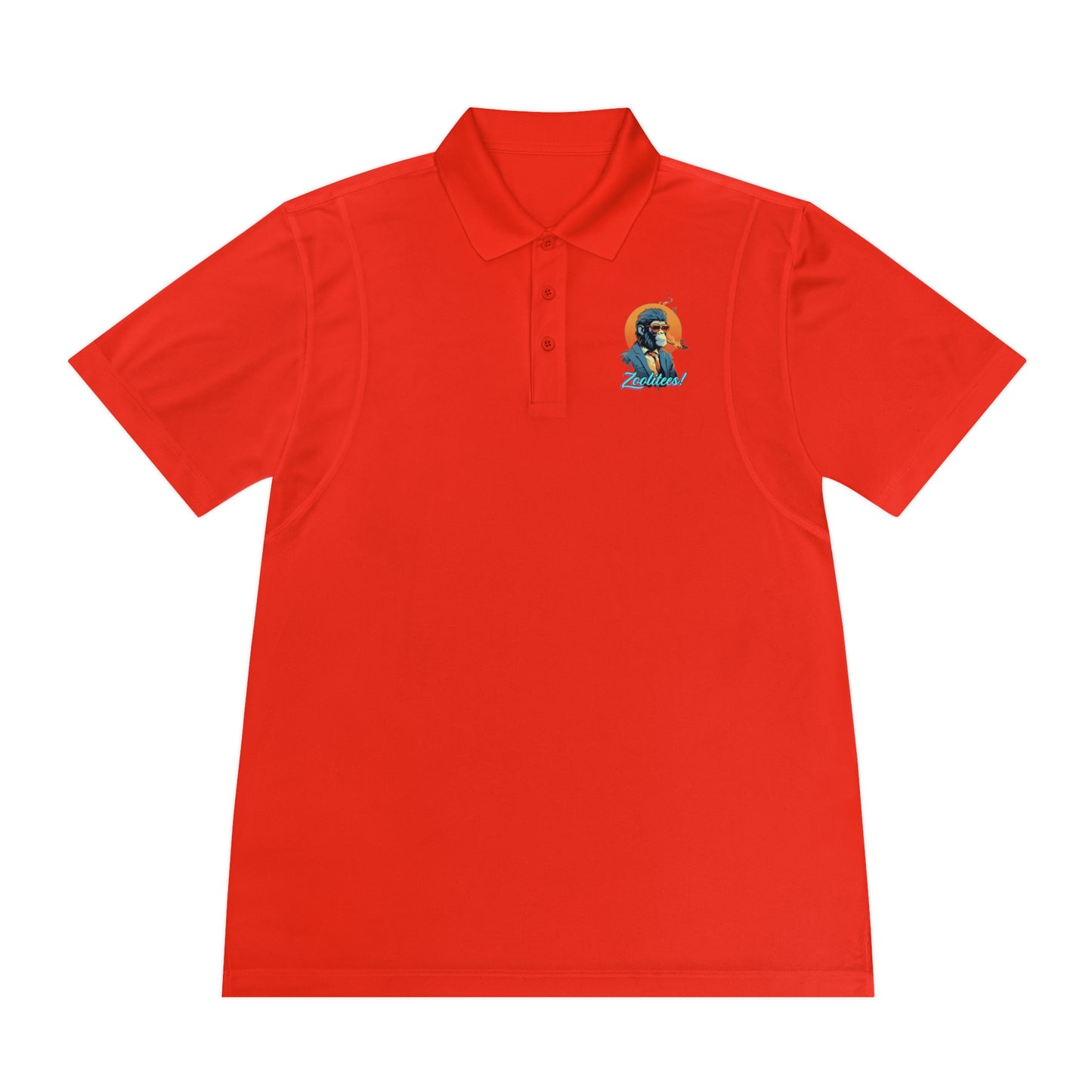 Smoking Monkey Pendant Polo Shirt