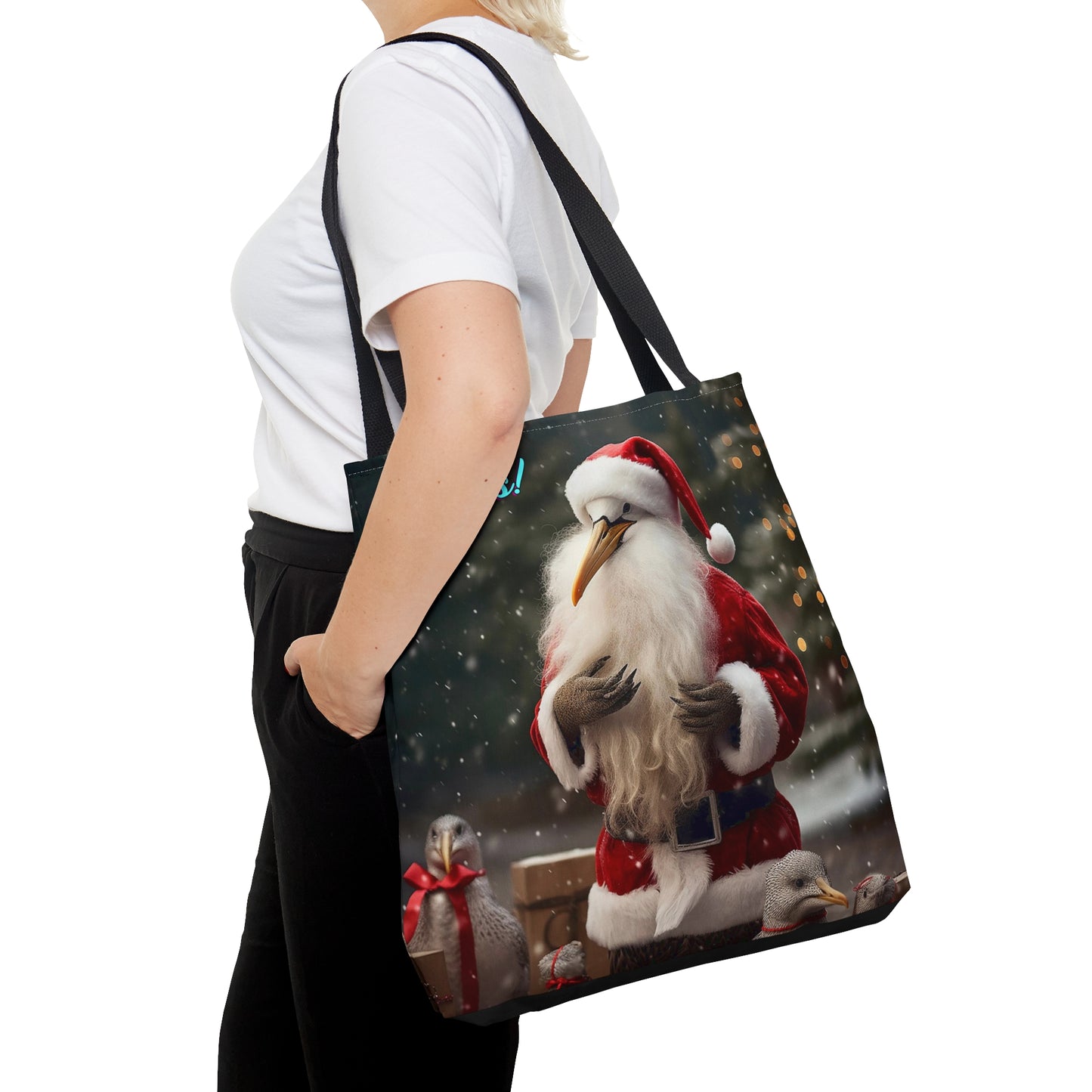 Goose Santa Tote Bag